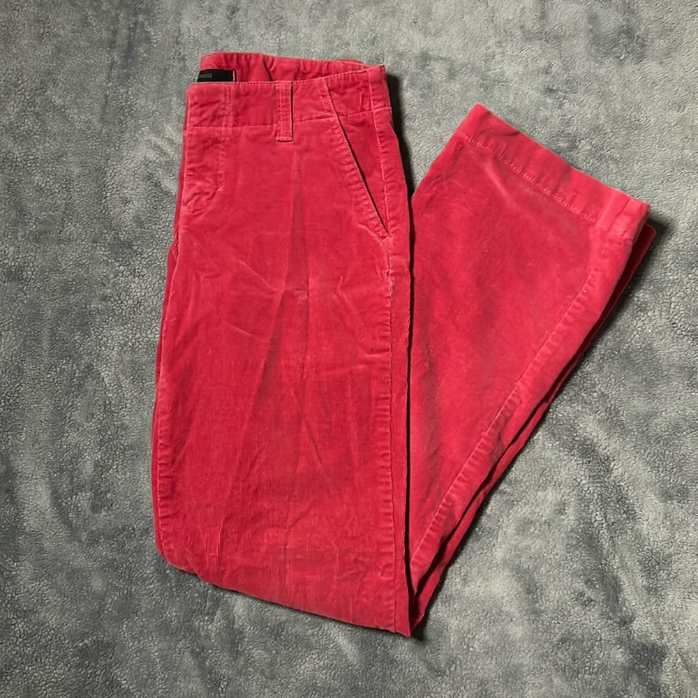 Express Red Corduroy Pants